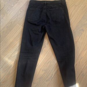 J Brand Black studded Ankle Jeans